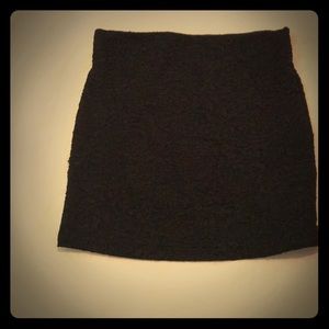 Black pencil skirt